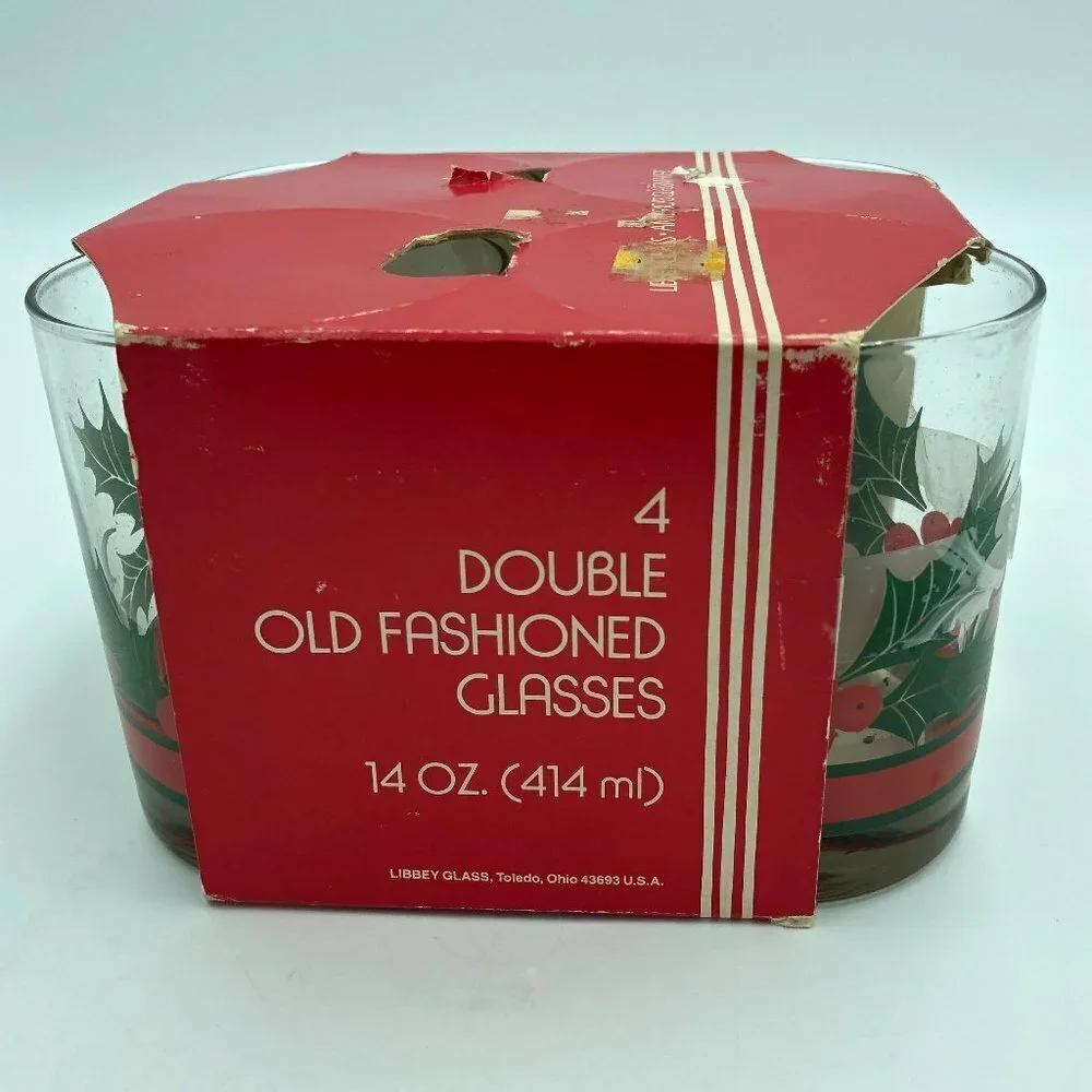 Libbey Christmas Glasses